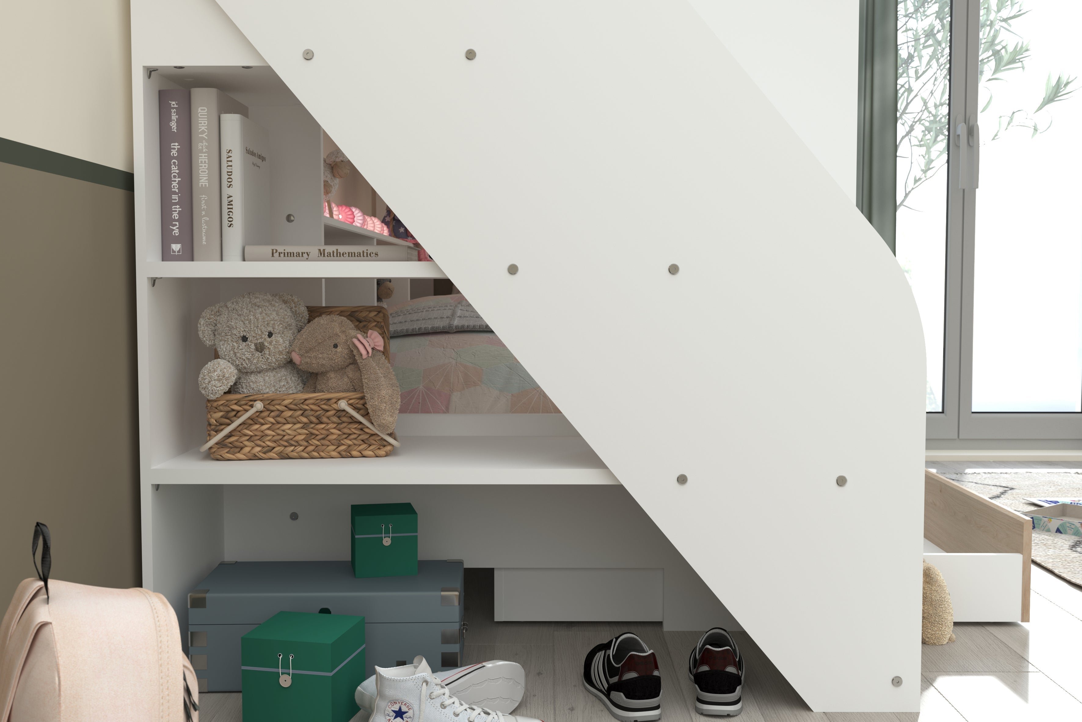 Bibliobed Bunkbed With Drawer