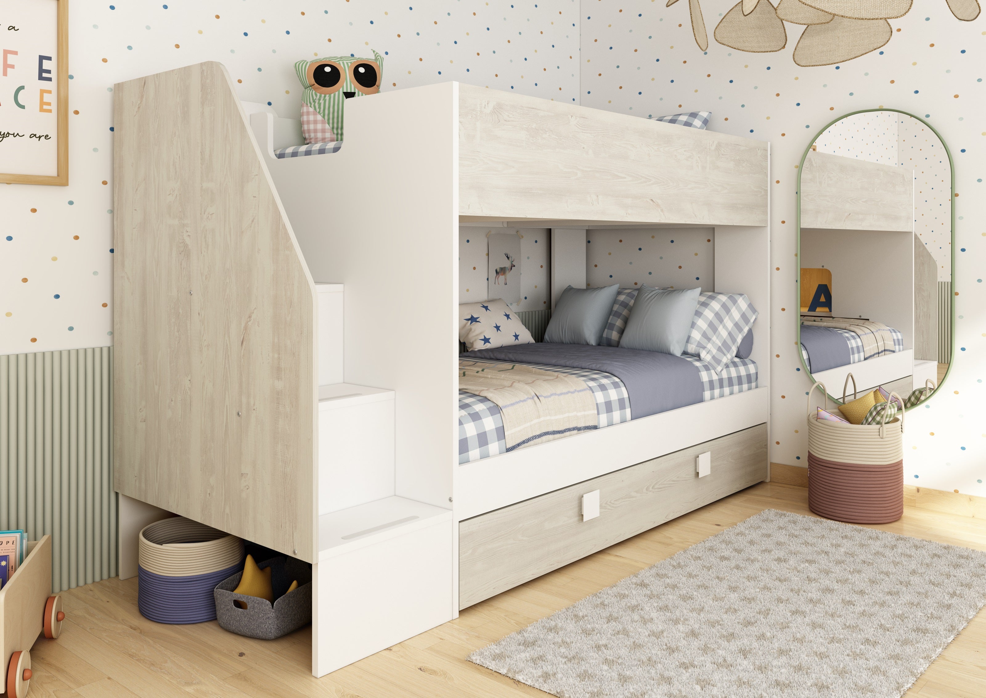 Easy Bunkbed 140Cm Cascina/White