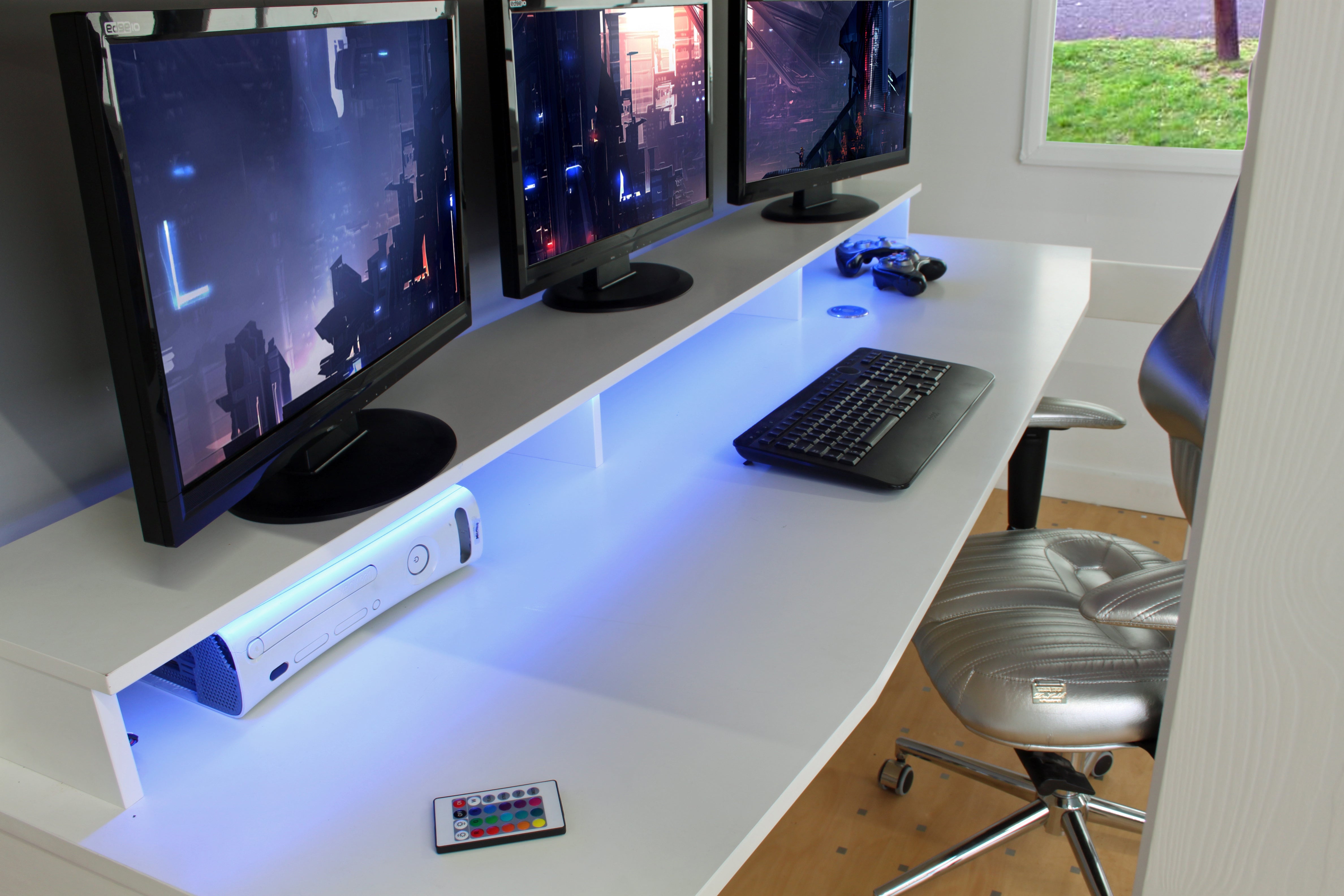 Noah Gaming Highbed 2 - White/White