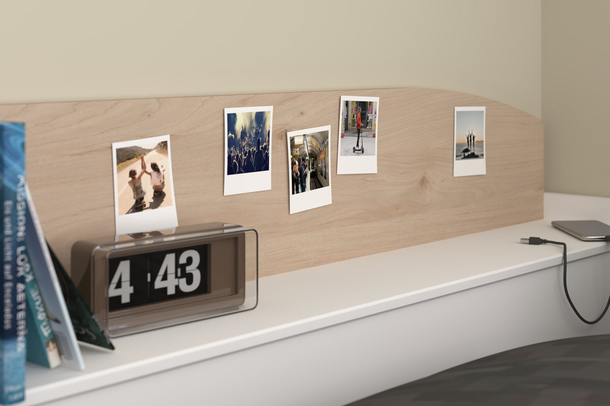 Salto Bunk Bed - White and Oak
