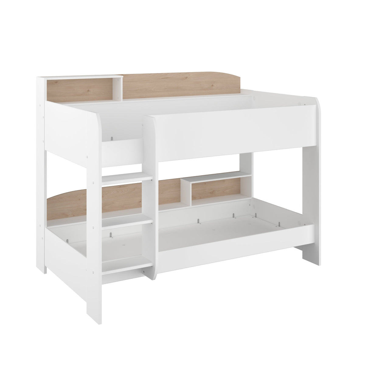 Salto Bunk Bed - White and Oak
