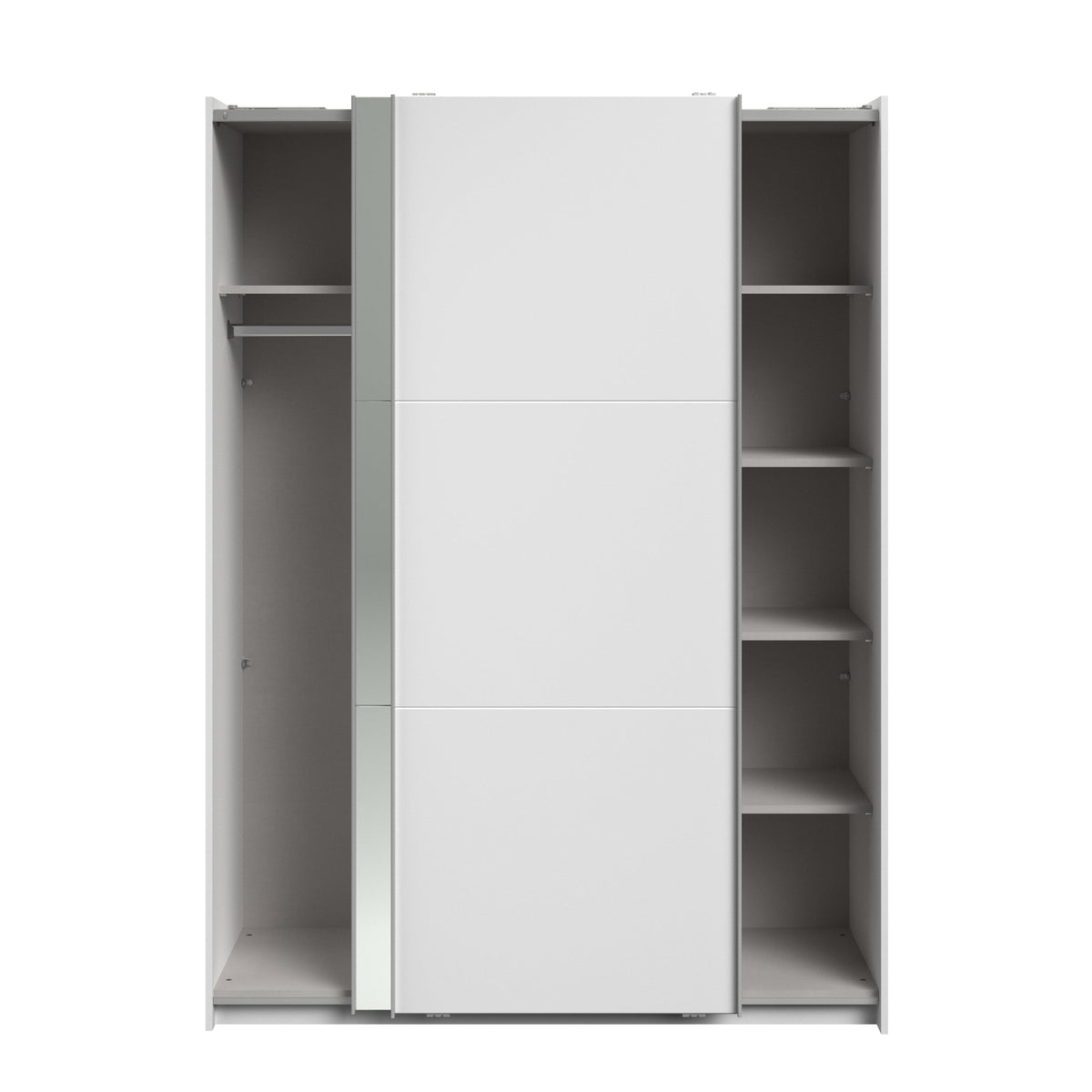 Swing White Mirrored Robe