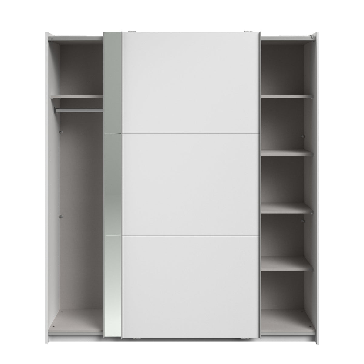 Swing White Mirrored Robe