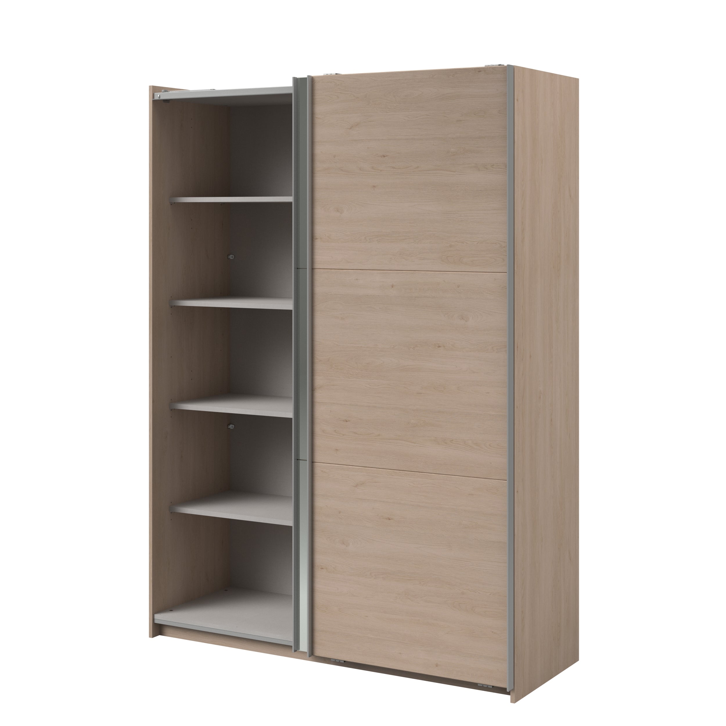 Swing Oak Mirrored Robe