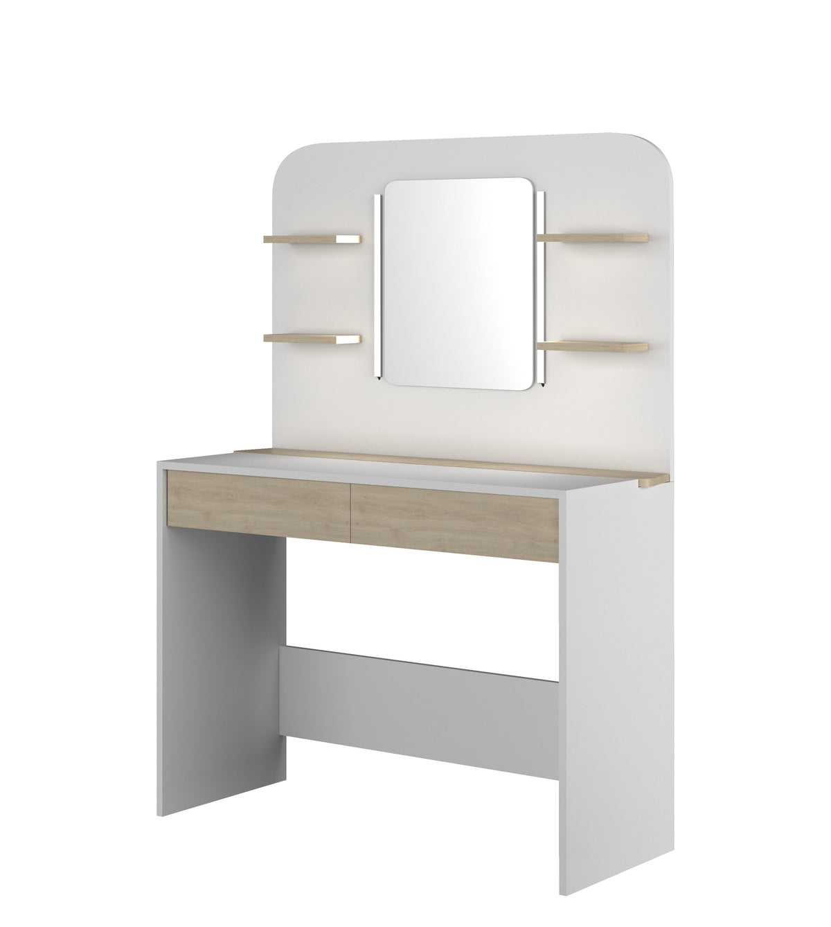 Secret Vanity Table Oak/White