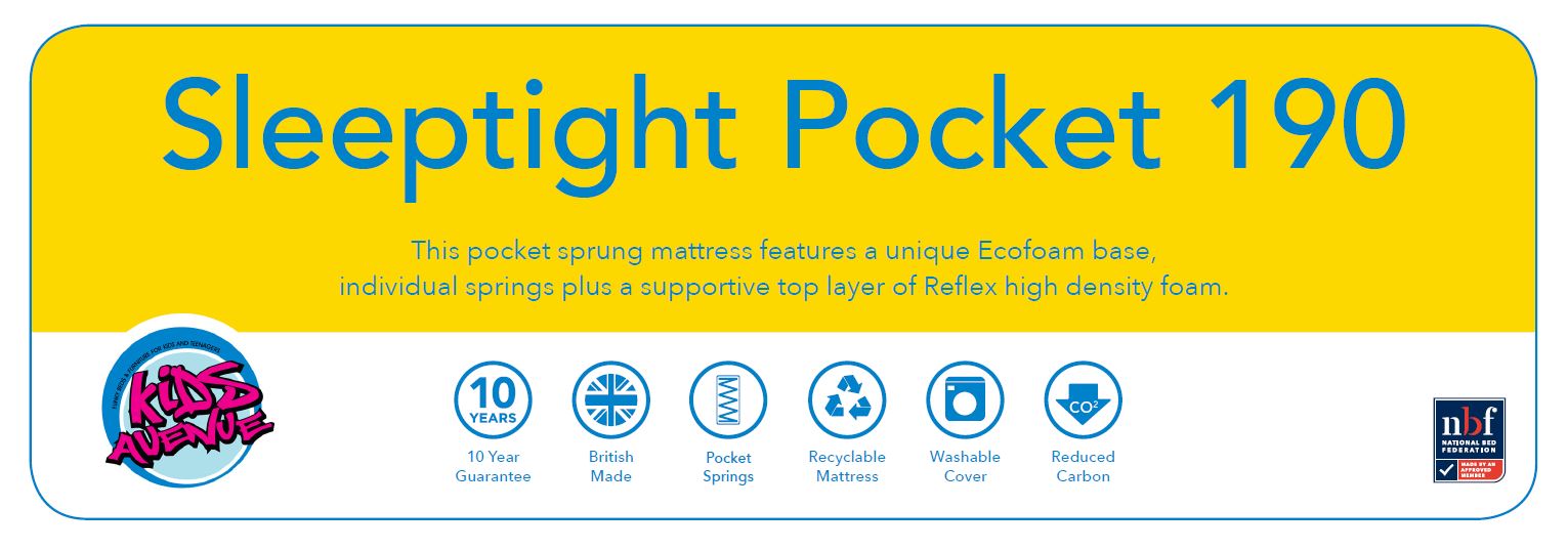Sleeptight Pocket (90*190cm) - YELLOW LABEL