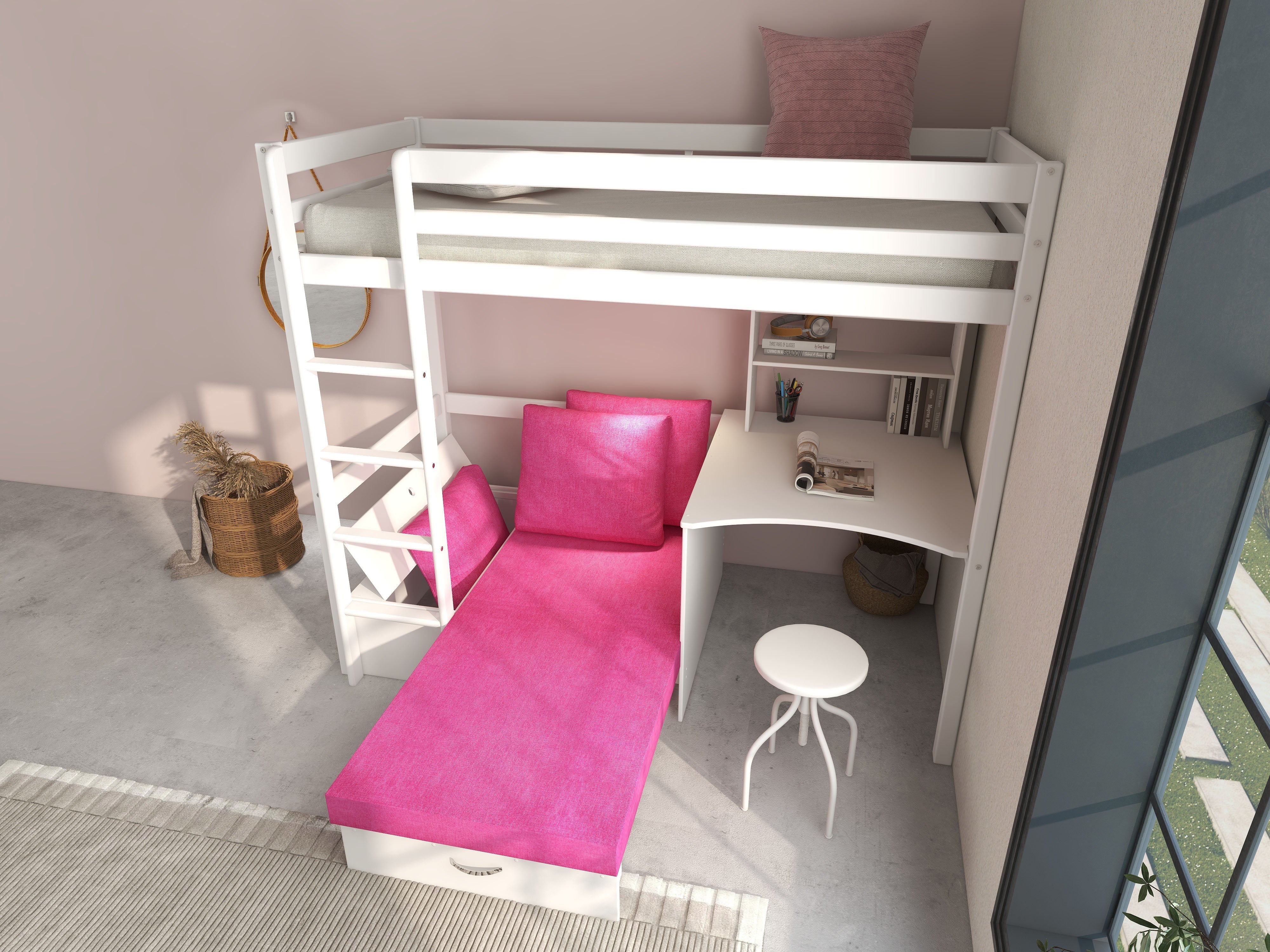 Thuka-Highbed-with-Futon