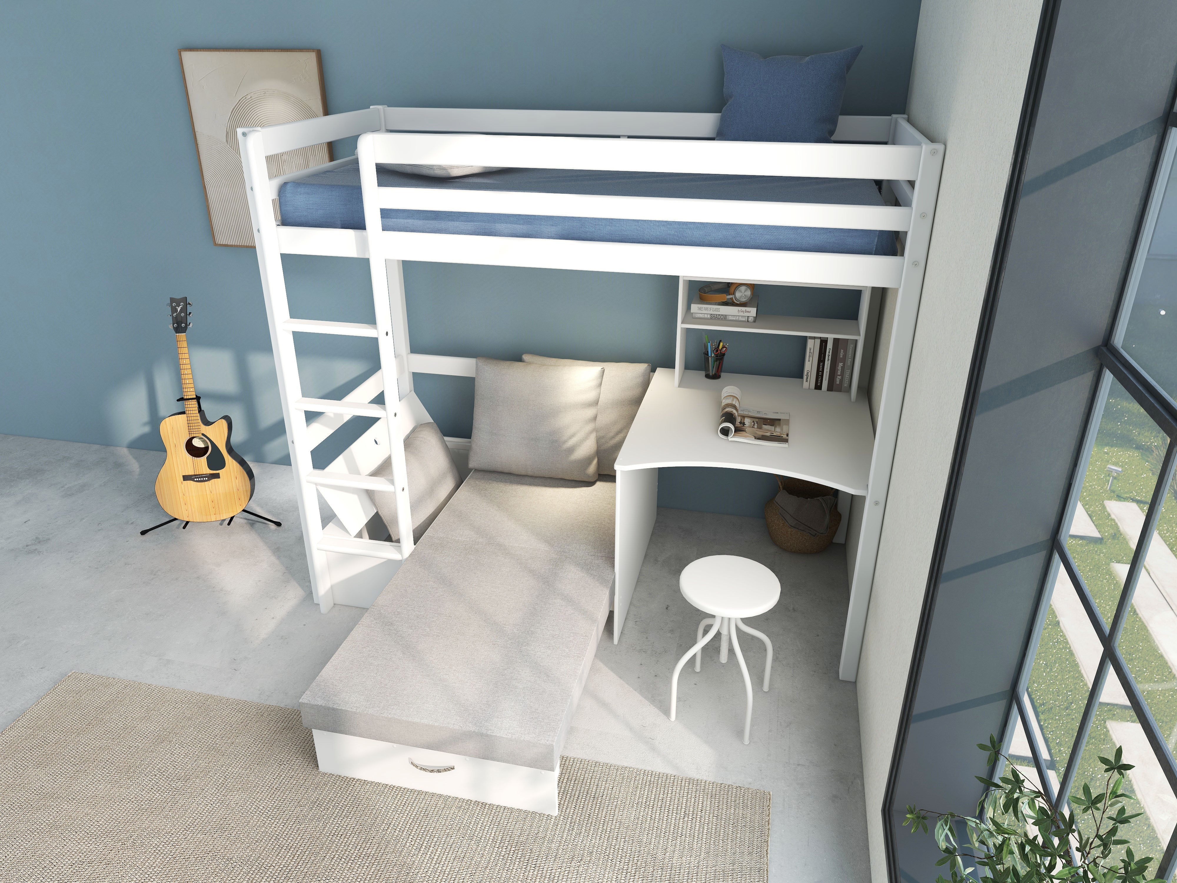 Thuka-Highbed-with-Futon