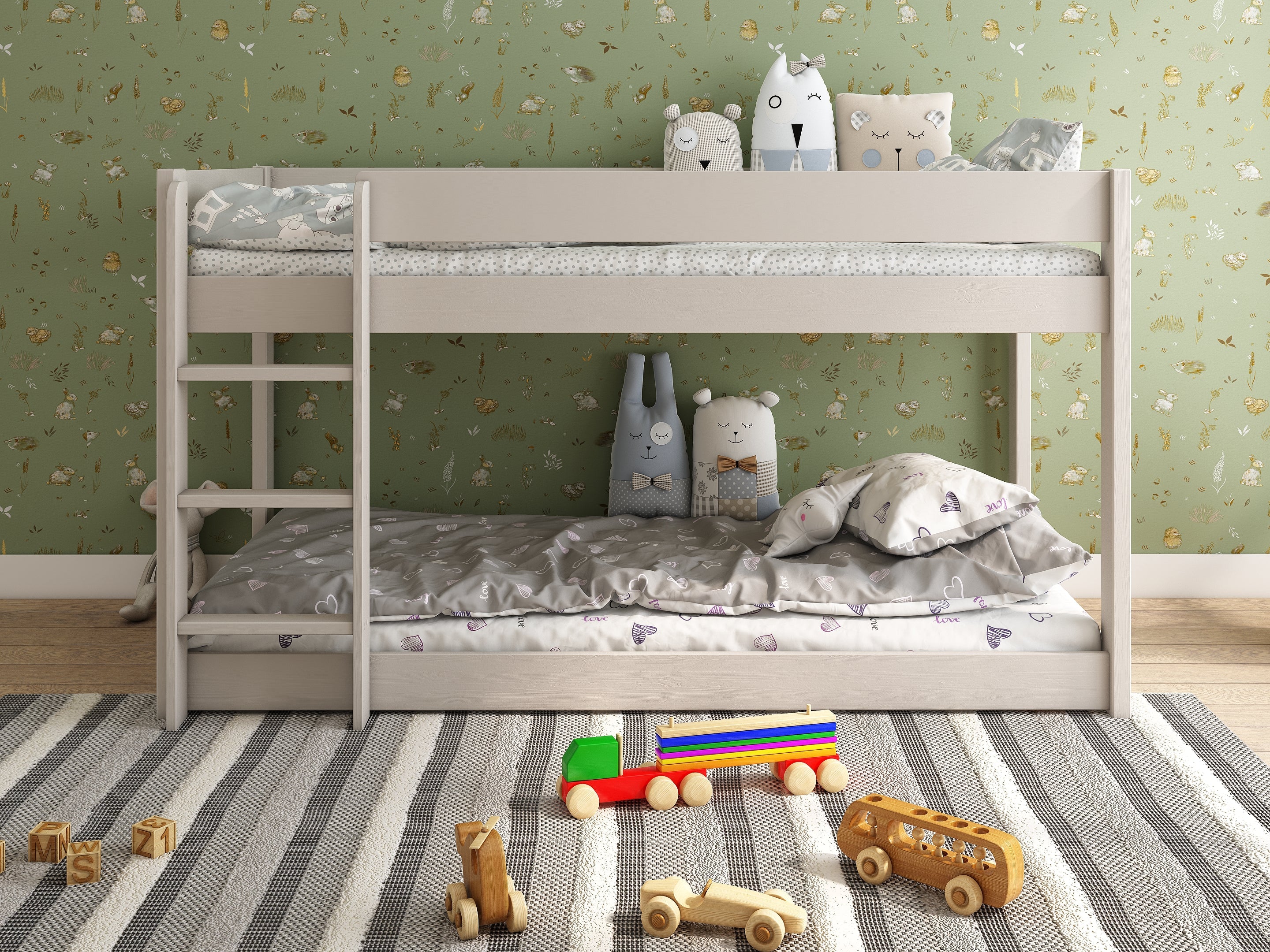 Milo Low Bunk in Cashmere