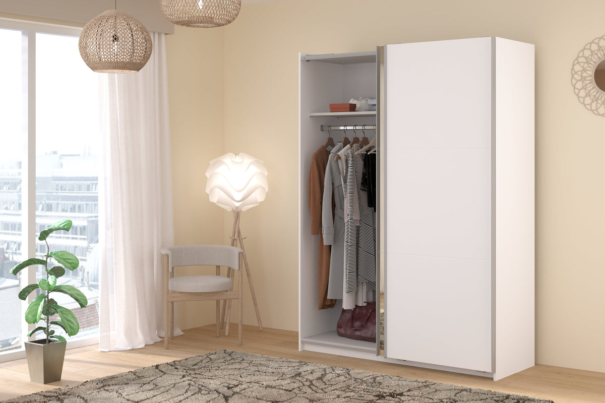 Swing White Mirrored Robe