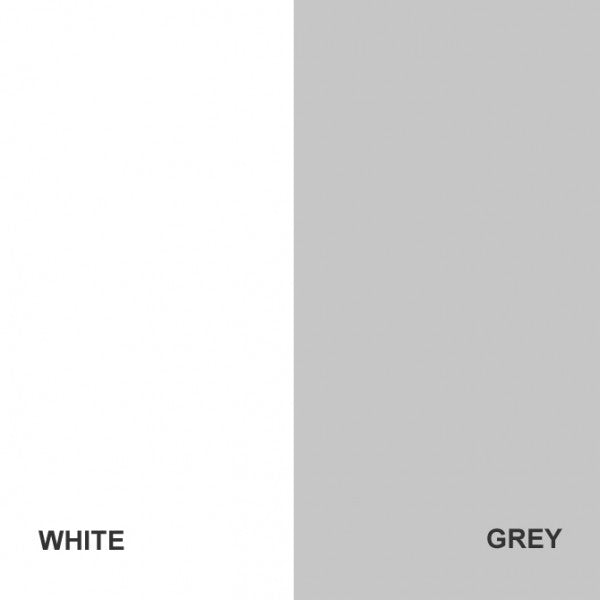 Grey 3 Drawer Chest of Drawers | White & Grey Children's Bedroom Storage