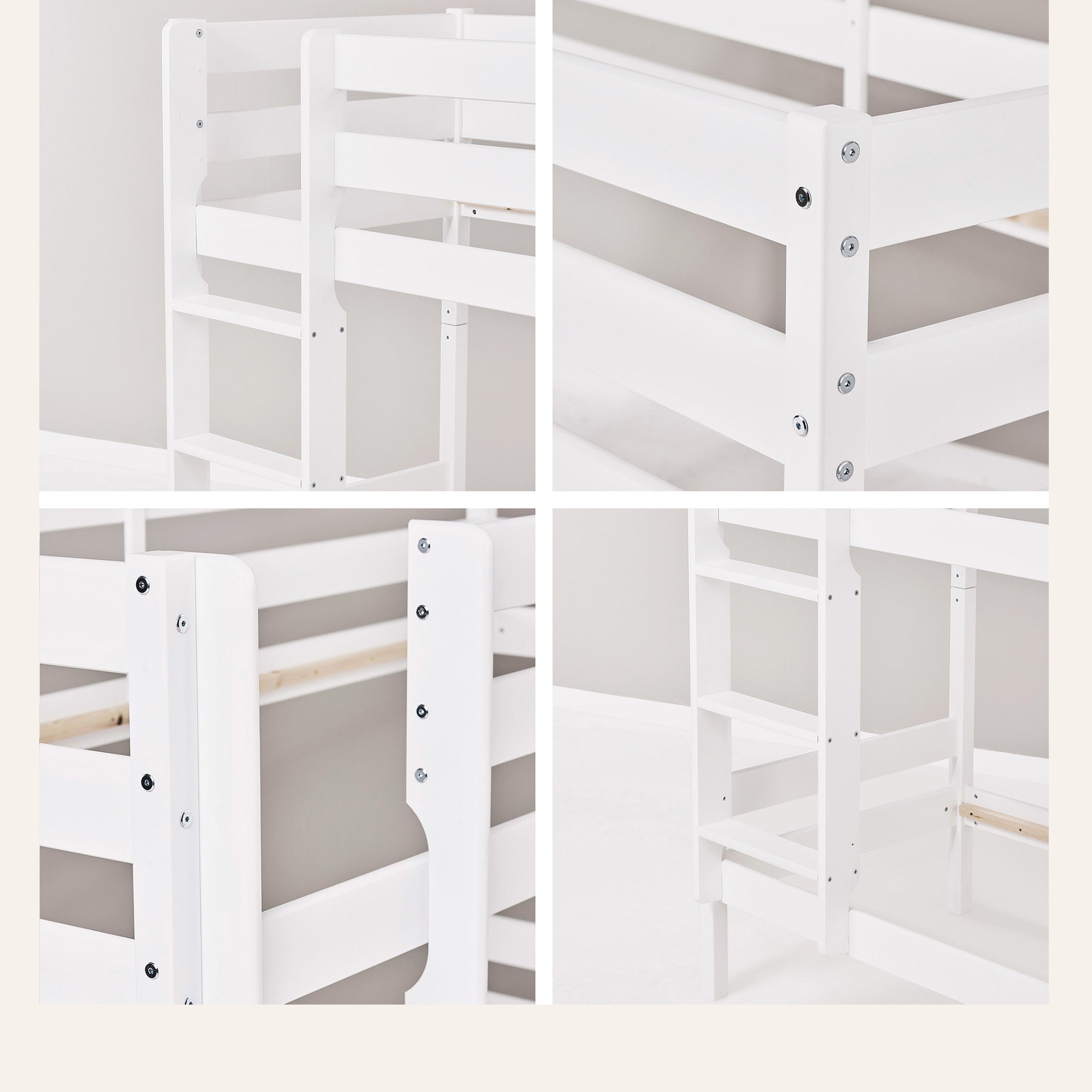 Hoppekids Shorty Bunkbed + Safety Rail/Drawers