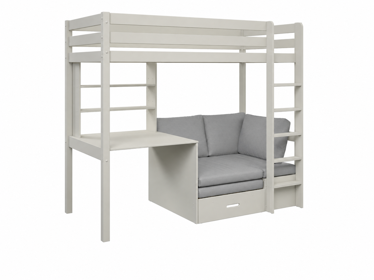Hit Highsleeper in Cashmere with Silver Foamset