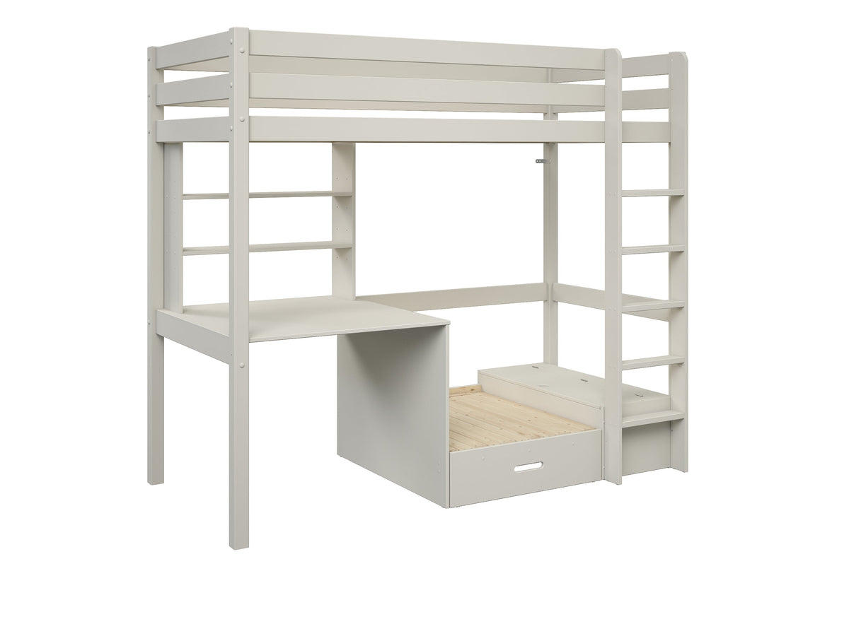 Hit Highsleeper in Cashmere with Silver Foamset