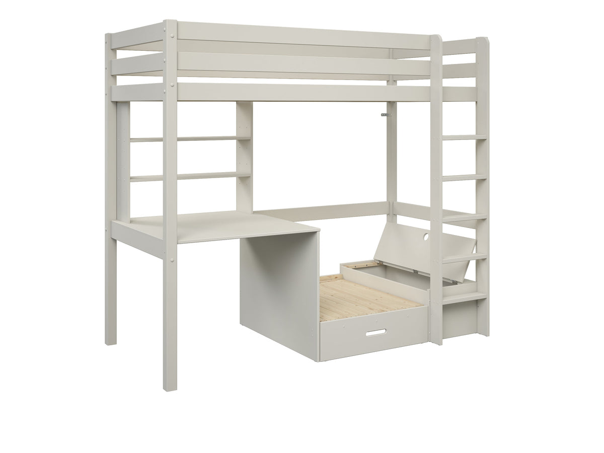 Hit Highsleeper in Cashmere with Silver Foamset