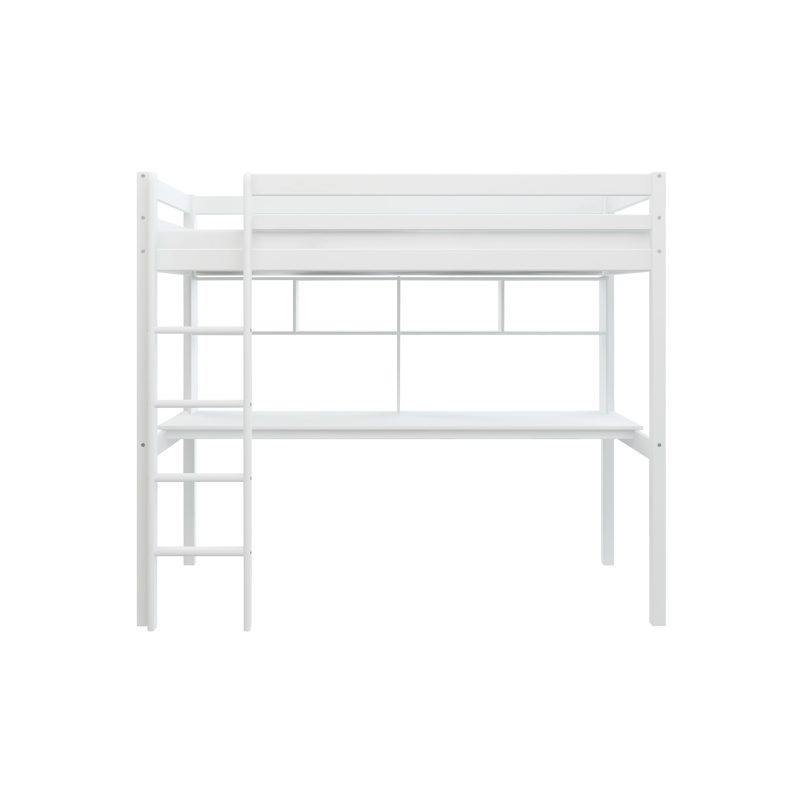 Highbed with Long Desk