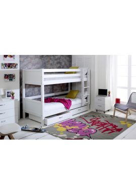 Nordic Bunkbed 2 With Flat White Gable Ends