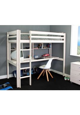 Highbed with Long Desk